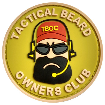 PVC nášivka Tactial Beard Owners Club