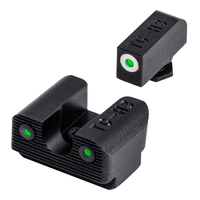 Mířidla Truglo Tritium Pro, pro Glock 42/43, Bílá