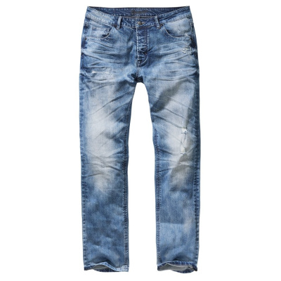 Džíny Brandit Will trouser, denim blue, 34-34