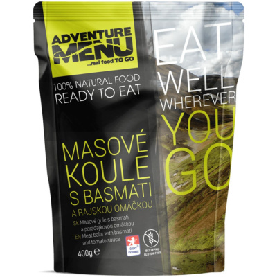 Masové koule s basmati a rajskou omáčkou, Adventure Menu