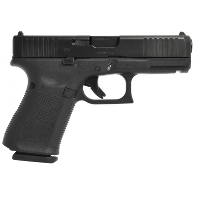 Pistole Glock 19, 9 mm Luger, Gen5, MOS, FS, černá