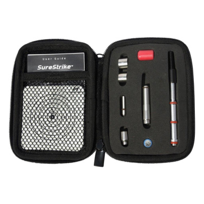 Sada Ultimate LE edition, SureStrike 9 mm s adaptéry (40 S&W, 45 ACP, .223 Rem), Laser Ammo, Červený laser