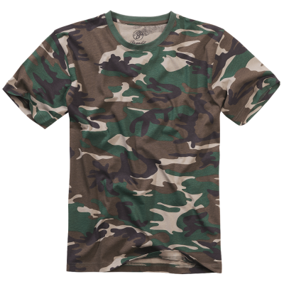 Pánské triko Brandit, woodland, XL