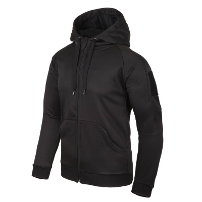 Mikina Urban Tactical Hoodie FullZip, Helikon, Černá, M