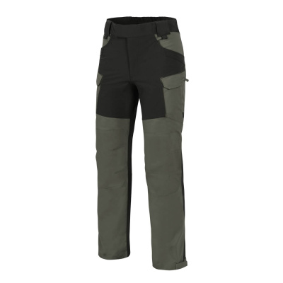 Kalhoty Hybrid Outback Pants® DuraCanvas®, Helikon, Taiga Green / Černé, XL, Standardní