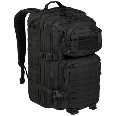 Batoh U.S. Assault Laser cut, velký, 36 L, Mil-tec, Černý
