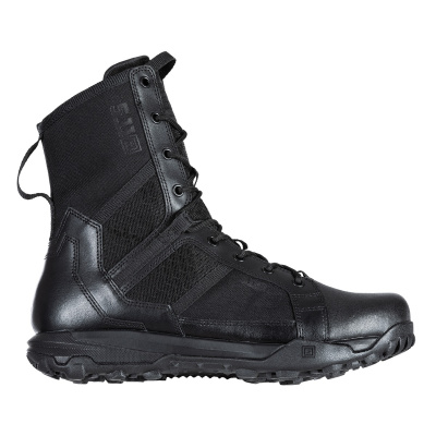 Vysoké taktické boty s bočním zipem A/T™, 8″, 5.11, Černé, 43