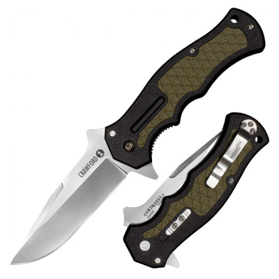 Zavírací nůž Crawford Model 1, hladké ostří, FDE, Cold Steel