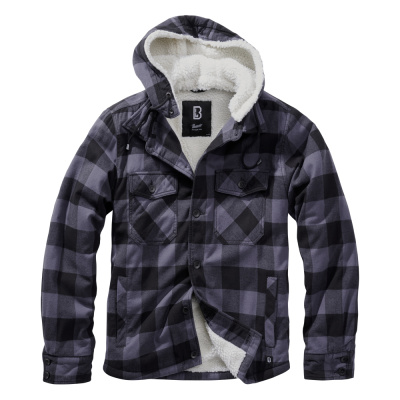 Pánská bunda Hooded, Brandit, Šedá, L