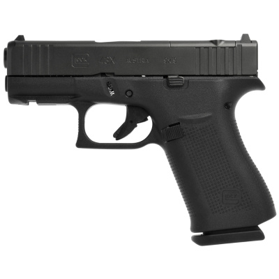 Pistole Glock 43X, 9 mm Luger, Gen5, MOS, Rail, Černá
