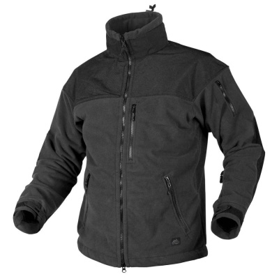 Fleecová mikina Classic Army Windblocker, Helikon, Černá, 2XL