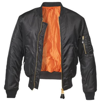 Pánská zimní bunda MA1, Brandit, Černá, 2XL