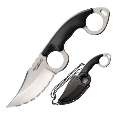 Nůž Cold Steel Double Agent II, zoubkované ostří
