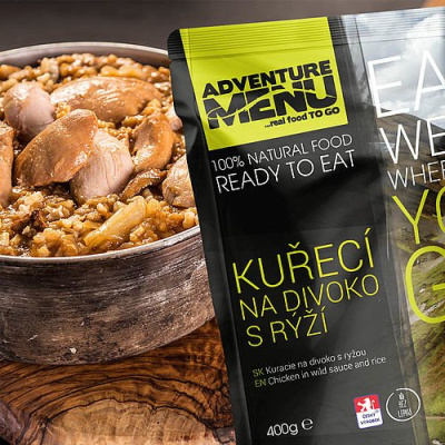 Kuře na divoko s rýží, bez lepku, Adventure Menu