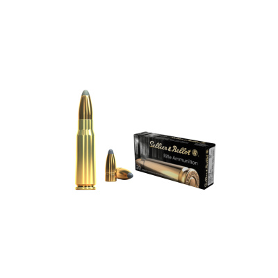 Puškové náboje 7,62 x 39 SP, 124 gr, 20 ks, Sellier & Bellot