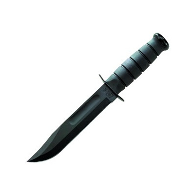 Bojový nůž Ka-Bar Black, hladké ostří, kydexové pouzdro