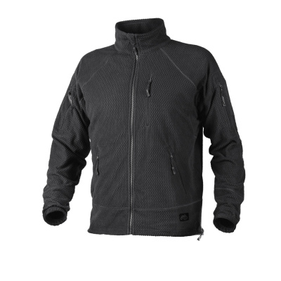 Fleecová bunda Alpha Tactical Jacket, Helikon, Černá, L