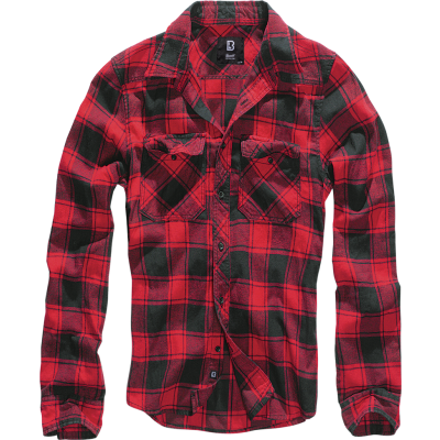 Pánská košile Check Shirt, Brandit, černo-červená, M