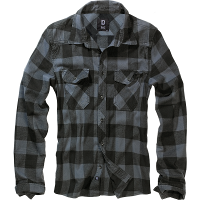 Pánská košile Check Shirt, Brandit, černo-šedá, L