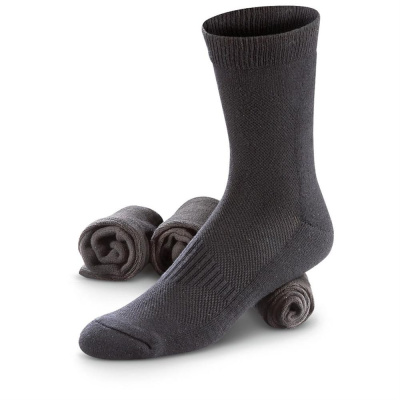 Funkční ponožky Coolmax Mil-Tec, černé, 44-45
