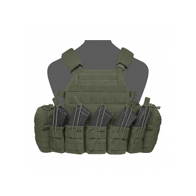 Nosič plátů DCS Elite Ops, Warrior, olivová, L, AK/SA58