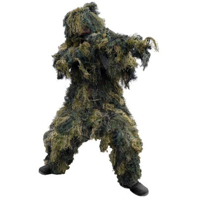 Maskovací oblek hejkal CamoSystems Anti Fire, US woodland, M-L