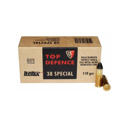 Revolverové náboje 38 Special Black Mamba, 50 ks, Fiocchi