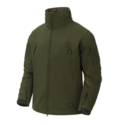 Softshell bunda Gunfighter, Helikon, Olivová, XL
