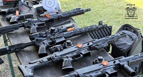 Prezentace Grand Power a Laser Ammo na Aegis Camp 2025