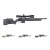 Pažba pušky Ruger American Hunter American Short Action, Magpul, černá