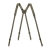 Kšandy Suspenders for Competition Belt, Helikon, Olive Green