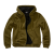 Mikina Sweatjacket Teddylining, Brandit, Olive, 3XL