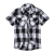 Pánská košile Brandit, krátký rukáv, white/black, L