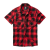 Pánská košile Brandit, krátký rukáv, red/black, 2XL