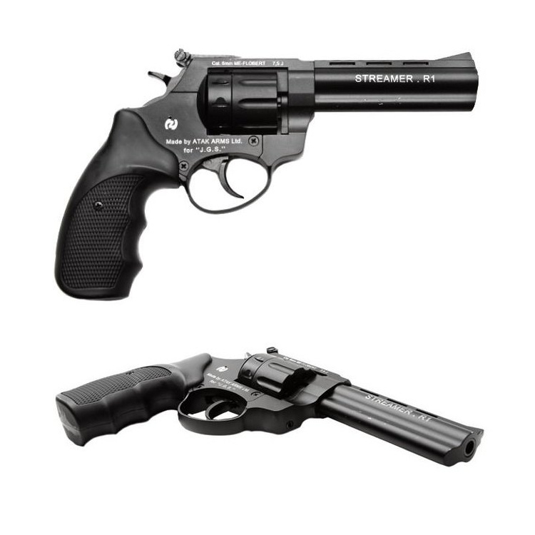 Flobertkový revolver Zoraki STREAMER 4,5″ černý cal: 6mm ME Flobert