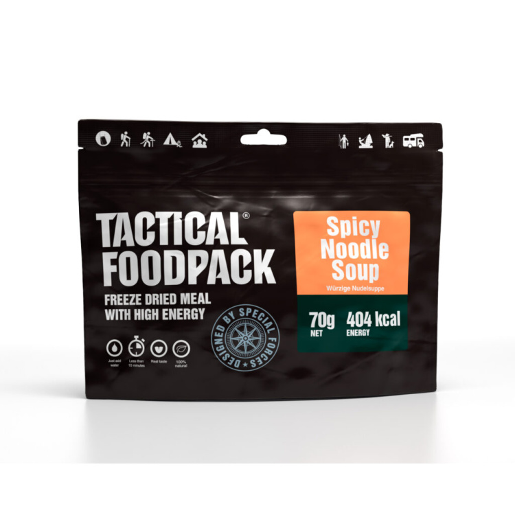 Dehydrované jídlo - pikantní nudlová polévka, Tactical Foodpack