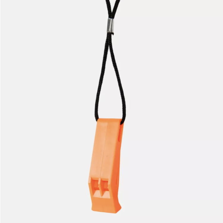 Nouzová píšťalka, oranžová