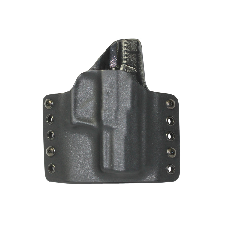 Kydex pouzdro pro Walther P22, pravé, černé, poloviční sweatguard, RH Holsters