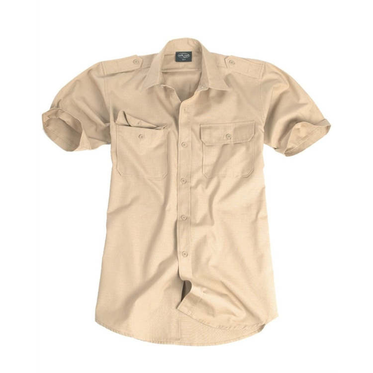 Košile Mil-Tec Tropical, krátký rukáv, písková, velikost L