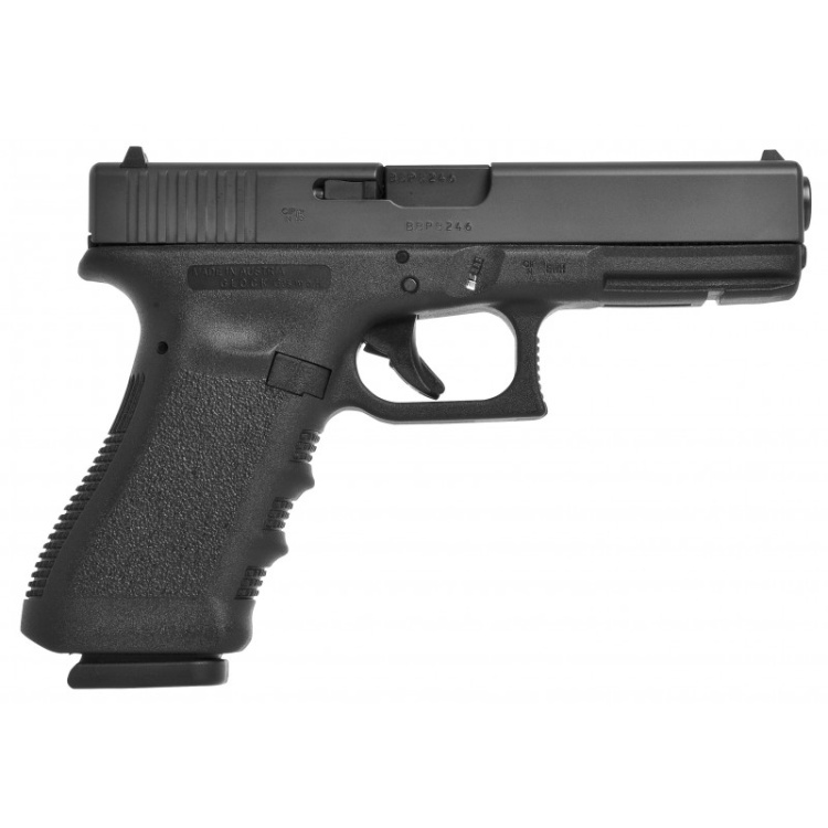 Pistole Glock 17, 9 mm Luger - GEN3, Černá, Standard