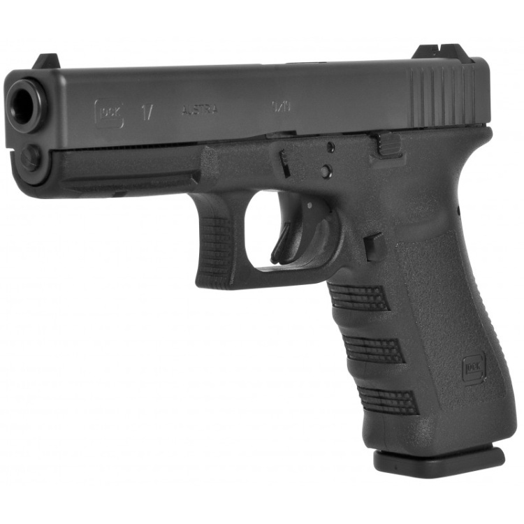 Pistole Glock 17, 9 mm Luger - GEN3, Černá, Standard