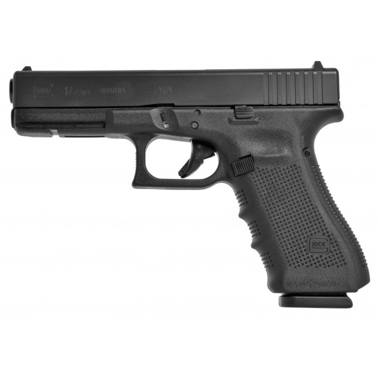 Pistole Glock 17, 9 mm Luger - GEN4, Černá, Standard