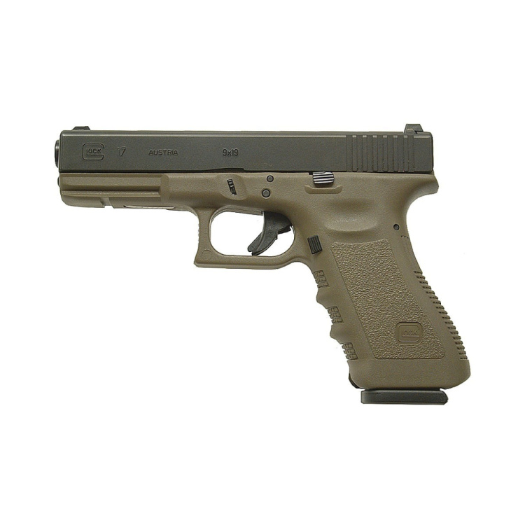 Pistole Glock 17, 9 mm Luger - GEN3, Olivová, Standard