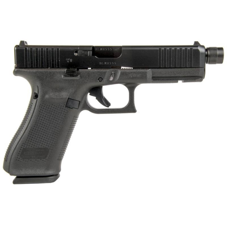 Pistole Glock 17, 9 mm Luger - GEN5, Černá, MOS FS se závitem
