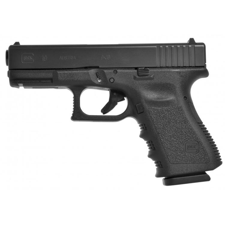 Pistole Glock 19, 9 mm Luger - Glock Gen 3 Černá