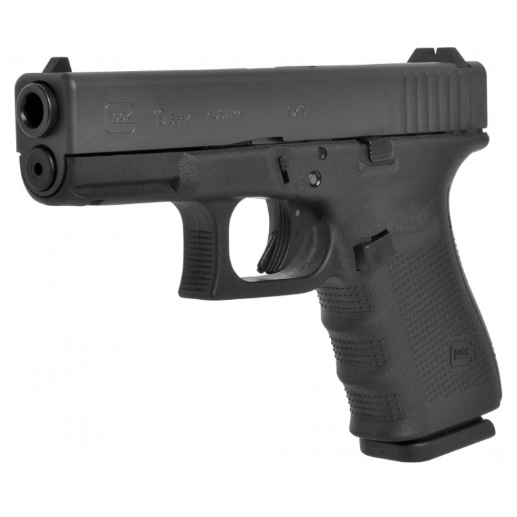 Pistole Glock 19, 9 mm Luger - Glock Gen 4 Černá