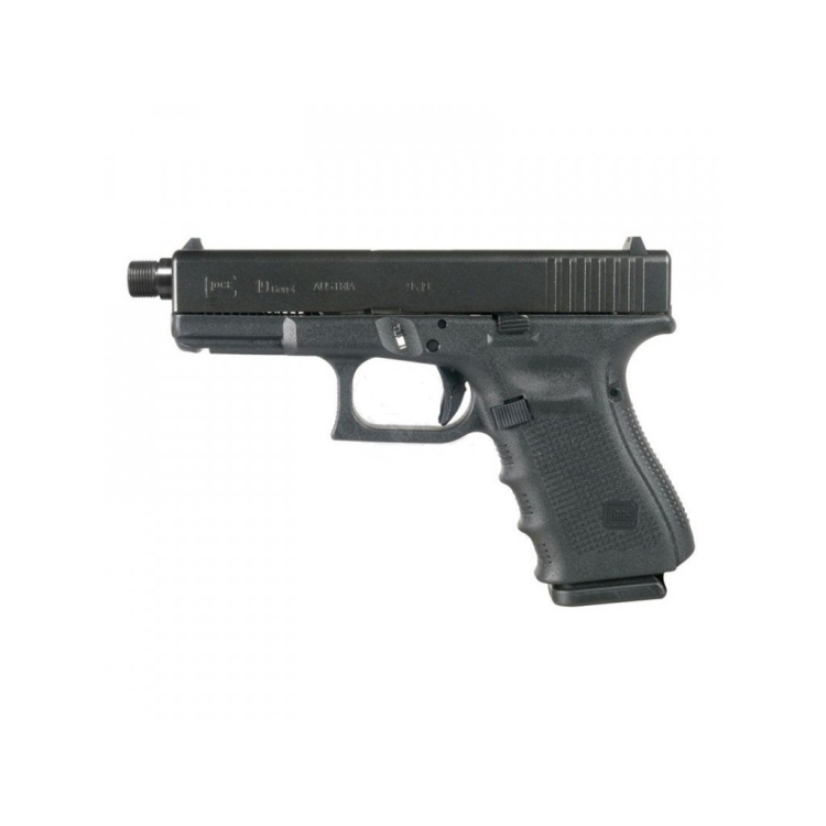 Pistole Glock 19, 9 mm Luger - Glock Gen 4 Černá se závitem