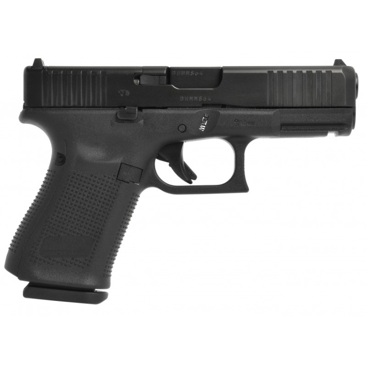 Pistole Glock 19, 9 mm Luger - Glock Gen 5 Černá MOS FS
