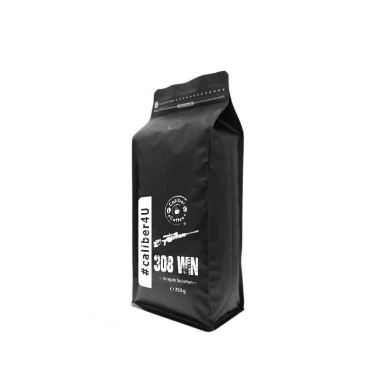 Pražená zrnková káva Caliber Coffee®, 308 Win - Sniper, 250 g