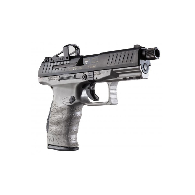 Pistole Walther PPQ Q4 TAC 4,6″ 9 mm Luger, kolimátor